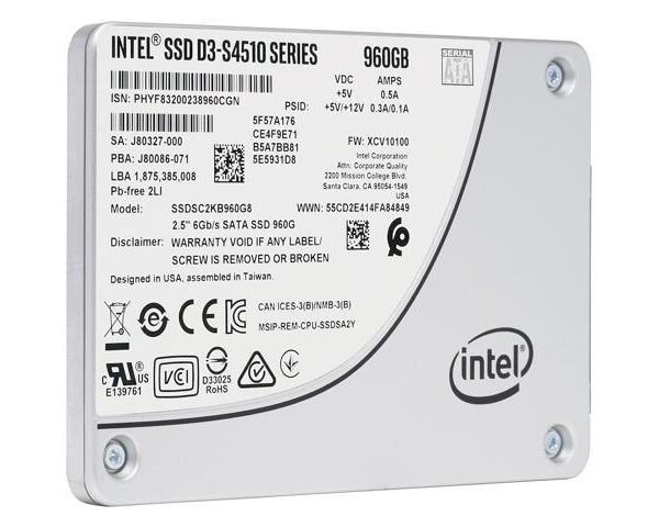 Կոշտ սկավառակ 960GB Intel D3-S4510