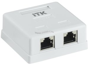 Վարդակ ITK 2 port CS2-1C6U-22