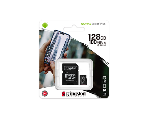 Հիշողության քարտ Kingston Canvas Select Plus (microSD 128GB)