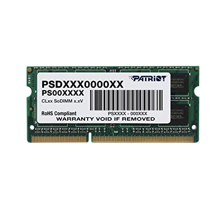 Հիշողության սարք SODIMM Ram DDR3 4GB Patriot