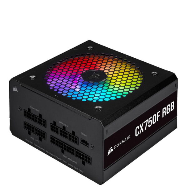 Սնուցման բլոկ Corsair CX750F RGB 750W (CP-9020218-EU)