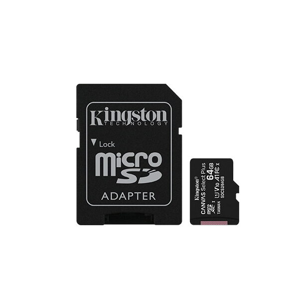 Հիշողության սարք Kingston Canvas Select Plus (microSD 64GB)