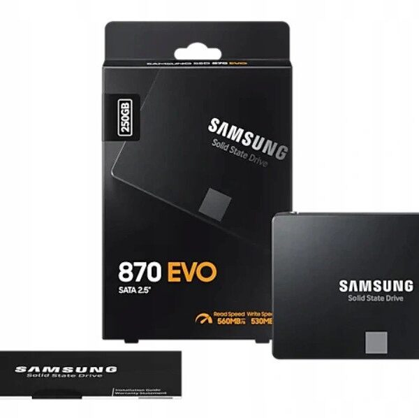 Կոշտ սկավառակ Samsung 250GB 6GB/S 870 EVO MZ-77E250B/EU