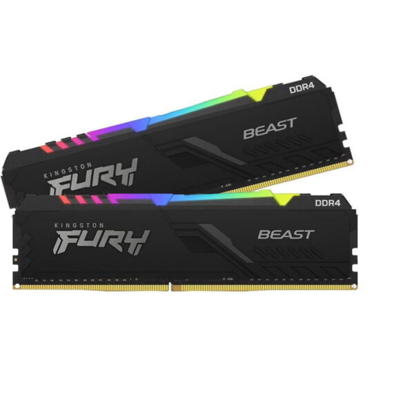 Հիշողության սարք DDR4 8GB Kingston Fury Beast RGB KF436C17BBAK2/16