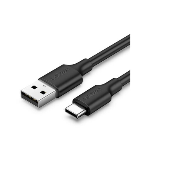 Մալուխ UGREEN US287 60115 USB-A 2.0 to USB-C 0.5m Black
