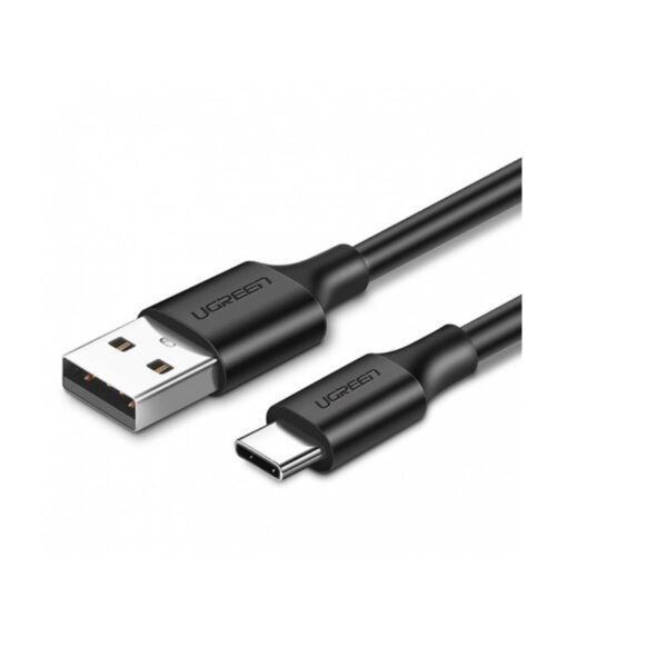 Մալուխ UGREEN US287 60117 USB-A 2.0 to USB-C 1.5m Black