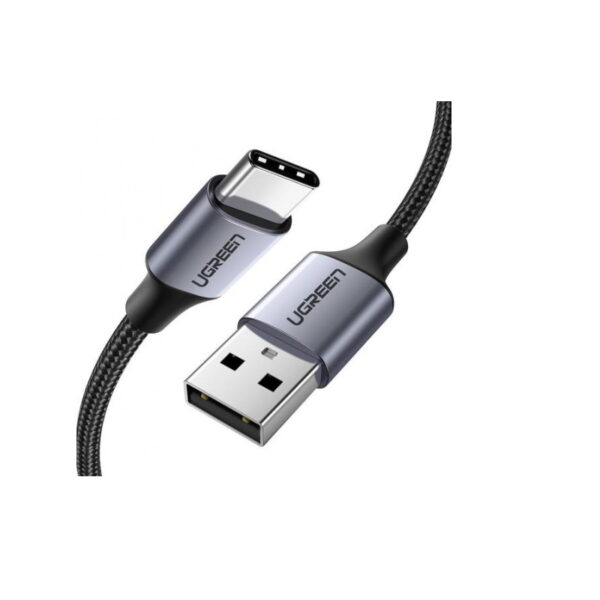 Մալուխ UGREEN US288 60126 USB-A 2.0 to USB-C 1m Black