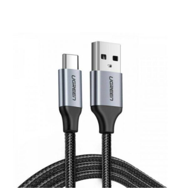 Մալուխ UGREEN US288 60127 USB-A 2.0 to USB-C 1.5m Black