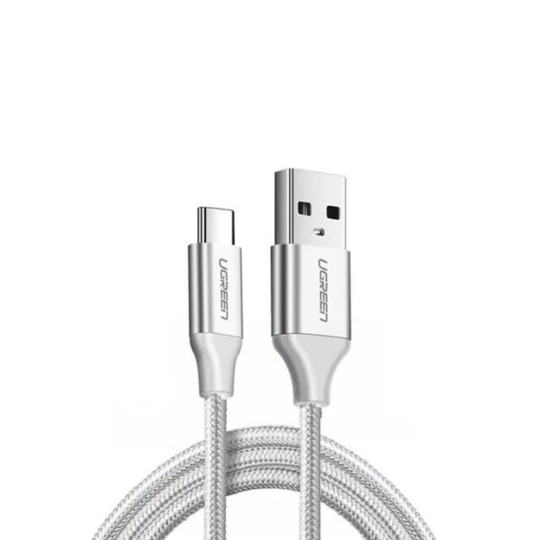 Մալուխ UGREEN US288 60132 USB-A 2.0 to USB-C 1.5m White