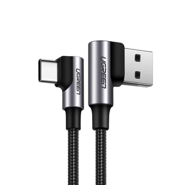 Մալուխ UGREEN US176 20856 USB-A 2.0 to Type-C 1m Black