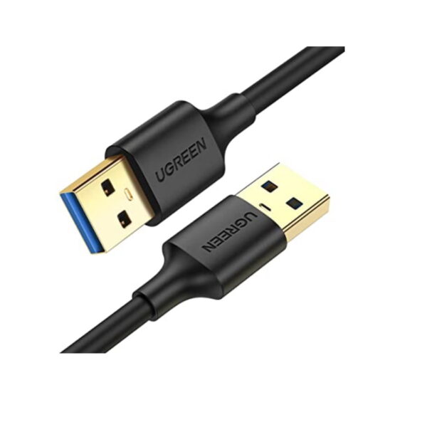 Մալուխ UGREEN US128 10370 USB-A 3.0 Male to Male 1m (Black)