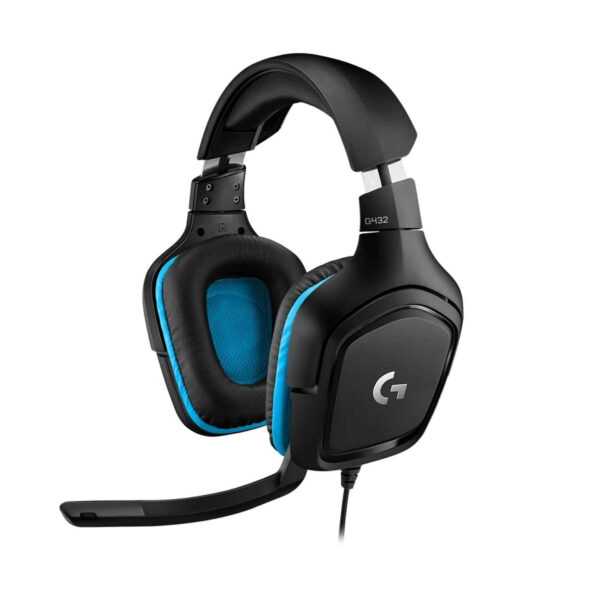 Ականջակալ Logitech G432 Black/Blue (L981-000770)