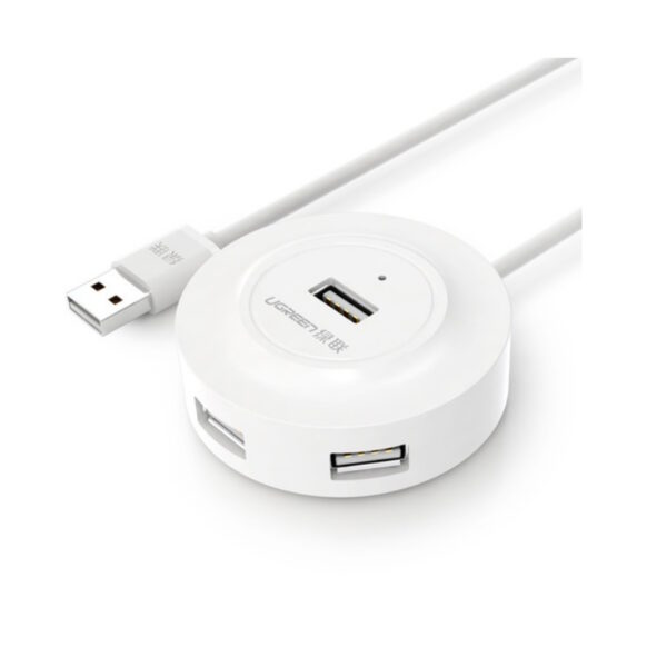 Բաժանարար UGREEN CR106 20270 USB 2.0 Hub 4 Ports 1m (White)