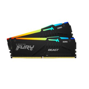 Հիշողության սարք DDR5 16GB Kingston Fury Beast RGB KF548C38BBAK2-32