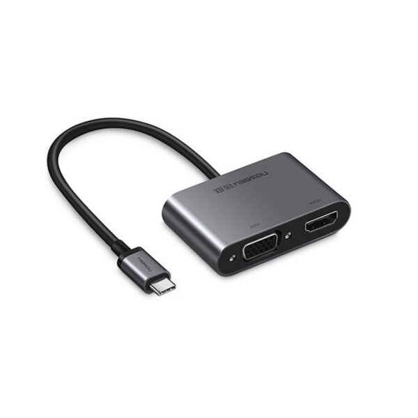 Ադապտոր UGREEN CM162 50505 USB-C to HDMI + VGA +USB 3.0