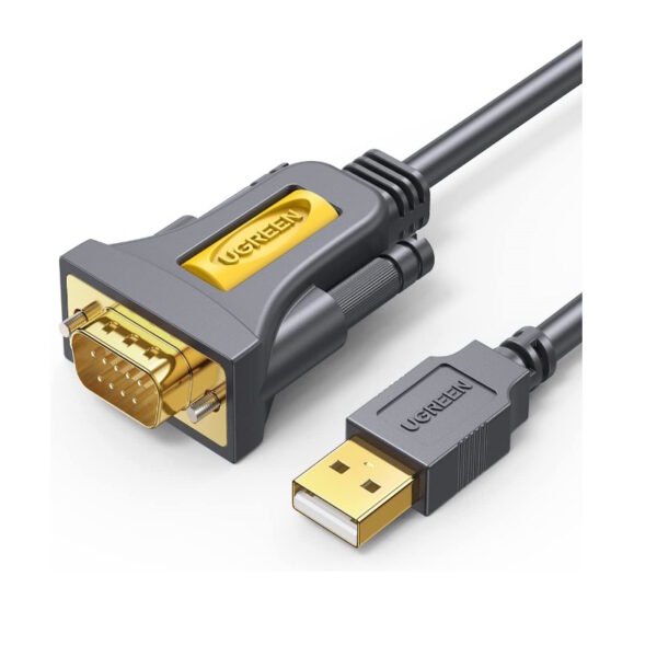 Ադապտոր UGREEN CR104 20222 USB to DB9 RS-232 2m