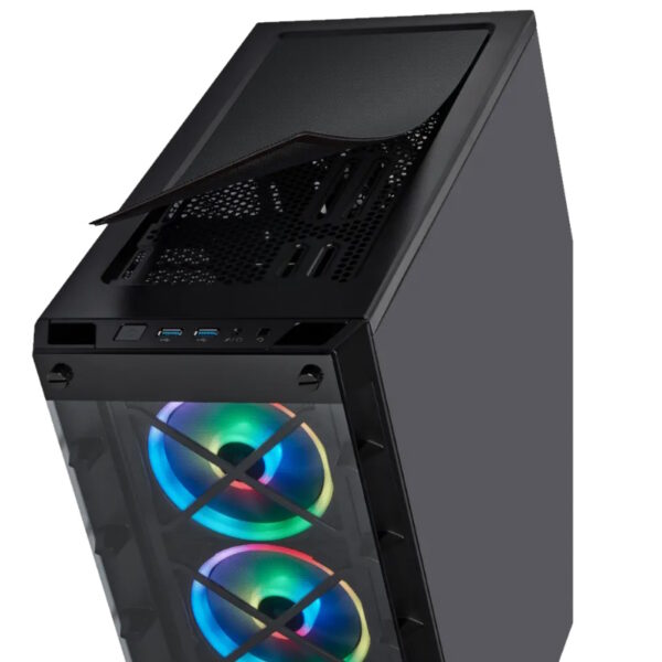 Համակարգչի իրան Corsair iCUE 465X RGB Smart Black CC-9011188-WW
