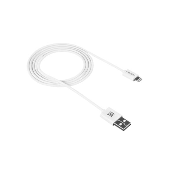 Մալուխ CANYON CFI-1 Lightning USB 1m White CNE-CFI1W
