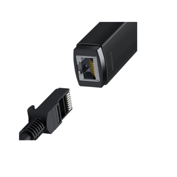 Ադապտոր Baseus Lite Series Ethernet USB-A to RJ45 Black (WKQX000001)