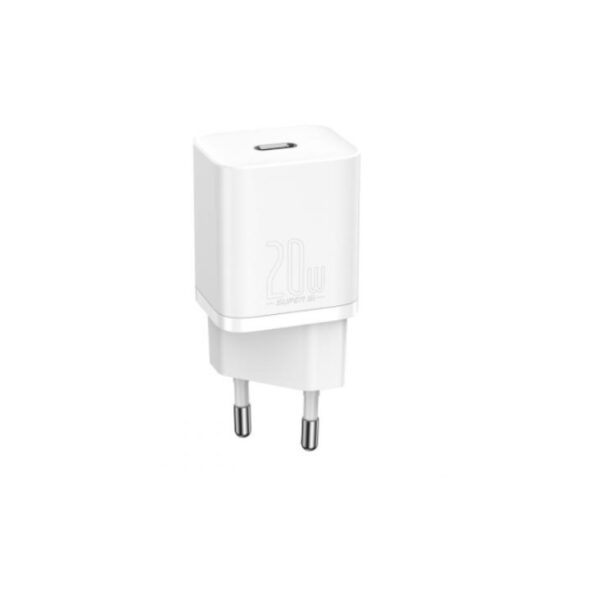 Կոճ Baseus Super Si Quick Charger 1C 20W EU White CCSUP-B02