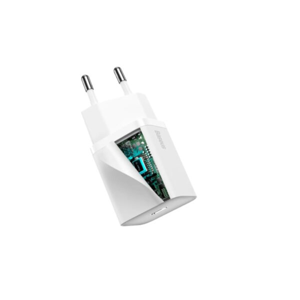 Կոճ Baseus Super Si Quick Charger 1C 20W EU White CCSUP-B02