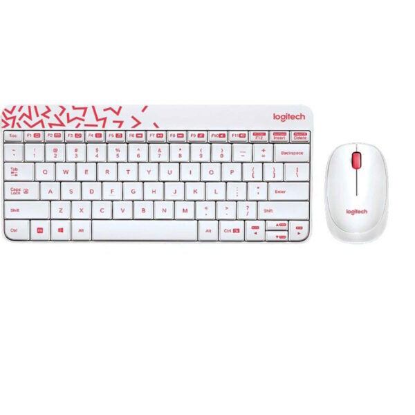 Ստեղնաշար և մկնիկ Logitech MK240 Nano White (L920-008212)