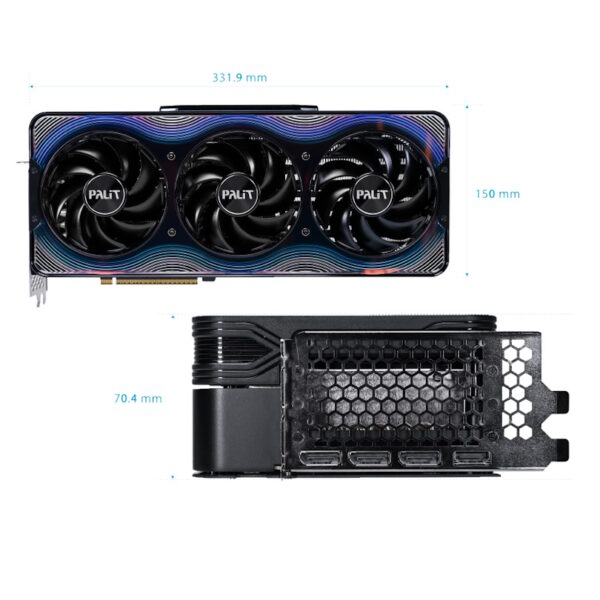 Տեսաքարտ Palit RTX5080 GAMEROCK OC 16GB NE75080T19T2-GB2030G
