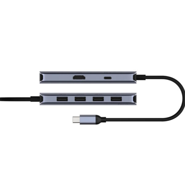 Բաժանարար Cudy 6-IN-1 USB-C Hub 4K HDMI UH500